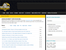 Tablet Screenshot of nationalsoccerwire.com